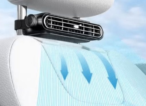 Auto ventilator voor op autostoel hoofdkussen met USB, Ophalen of Verzenden, Nieuw