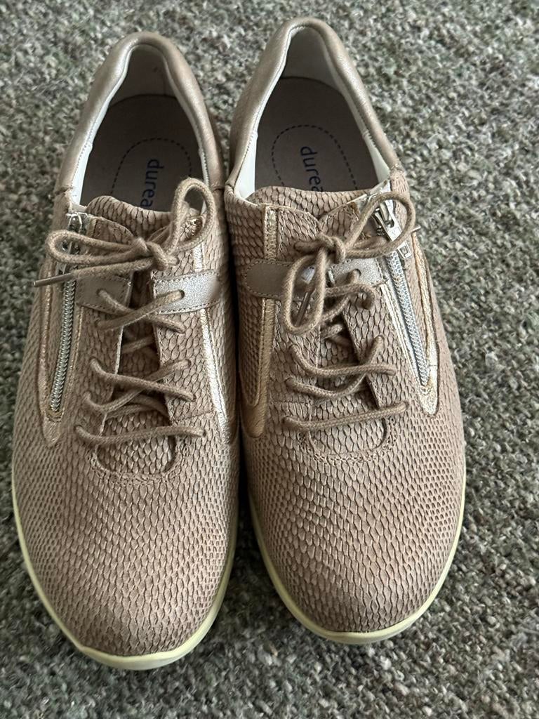Durea schoenen breedte K maat 5 /38 Nieuw, Ophalen of Verzenden, Nieuw, Bruin, Sneakers of Gympen