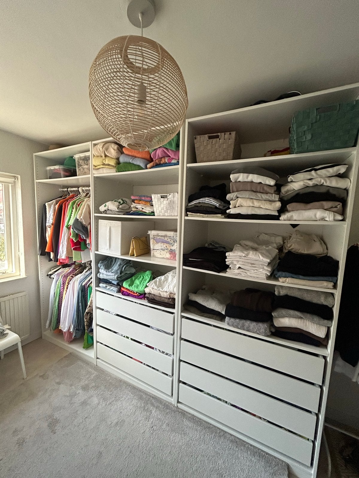 Ikea Pax Kast 3 meter met lades en hangruimte, Huis en Inrichting, Gebruikt, 200 cm of meer, Ophalen of Verzenden, Met lade(s)
