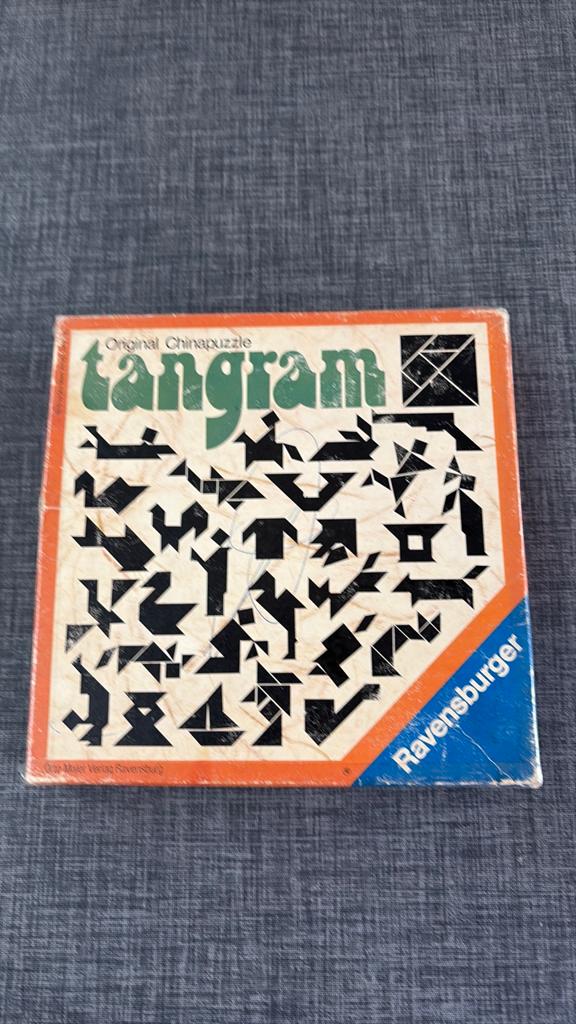 TANGRAM RAVENSBURGER ZWARTE STENEN, Ophalen of Verzenden, Minder dan 500 stukjes