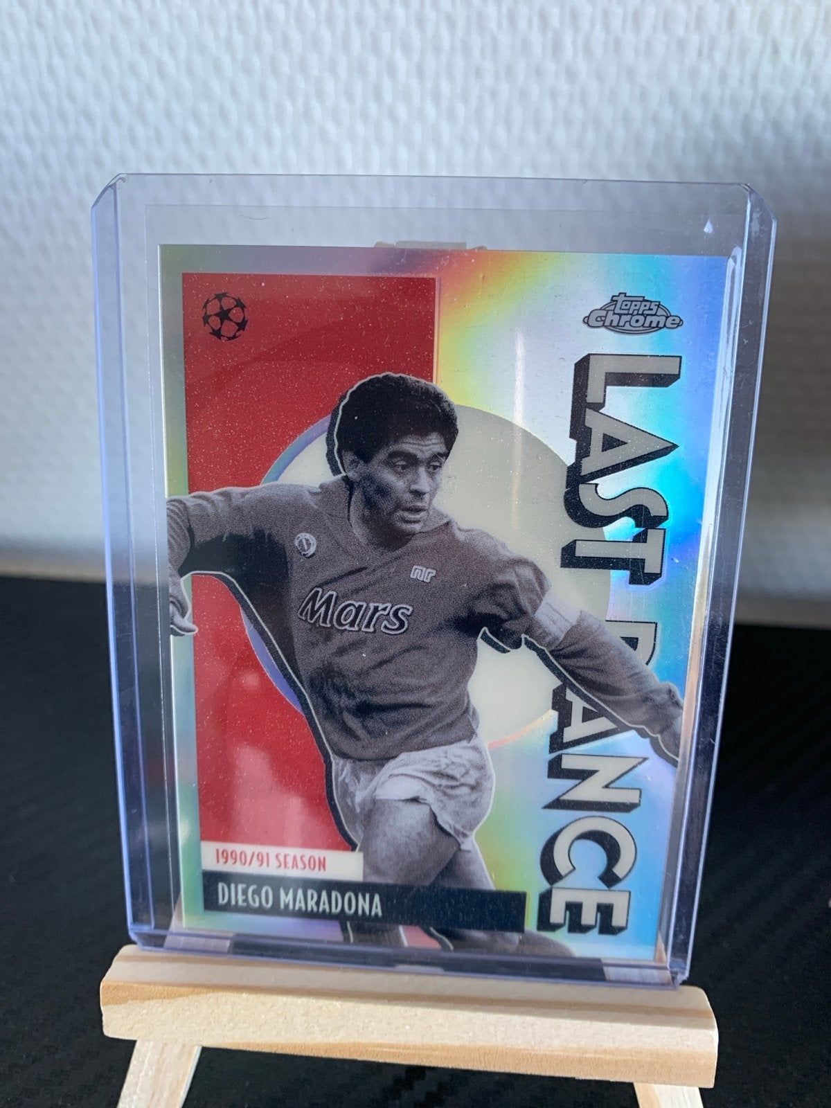 Maradona Last Dance Topps Chrome 2025/26 Voetbalkaart, Verzenden, Nieuw, Buitenlandse clubs, Spelerskaart