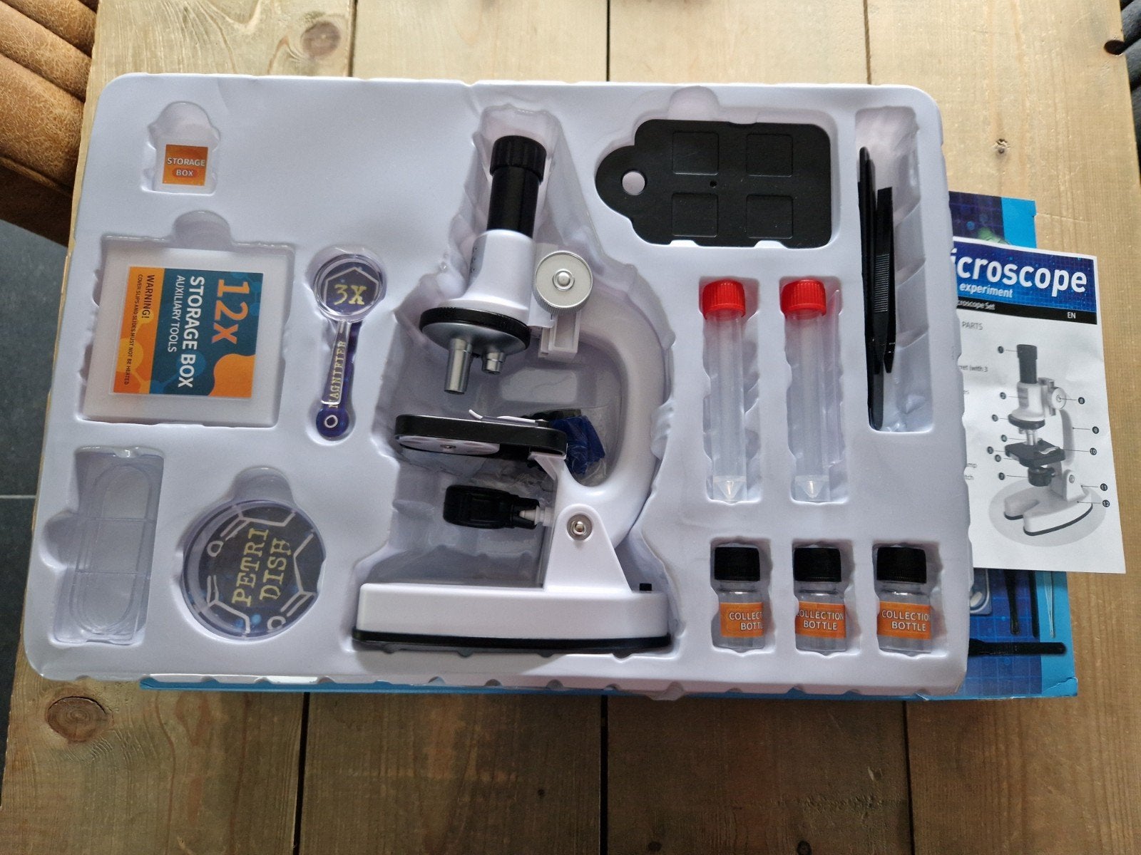 Microscoop Set voor Kinderen - speelgoedset, Ophalen of Verzenden, Zo goed als nieuw