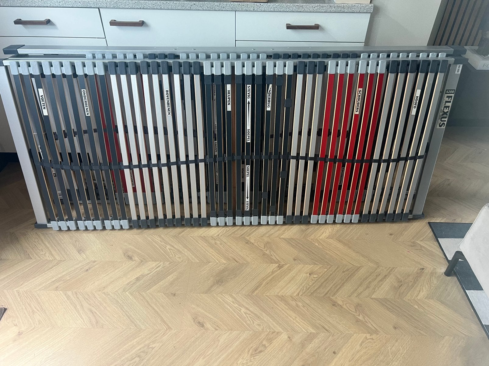 GRATIS Lattenbodems 2x Flexus 2200, Ophalen, Zo goed als nieuw, Eenpersoons, 80 cm