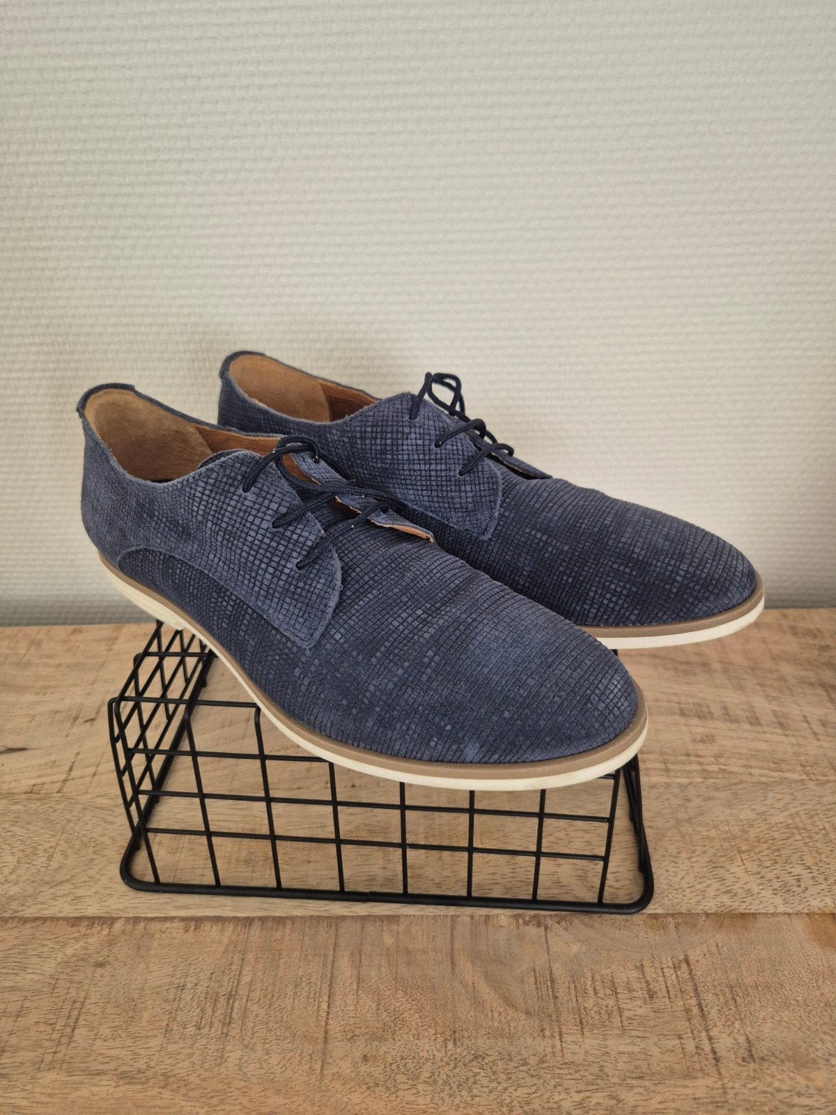 Damesschoenen Manfield maat 39, Blauw, Overige typen, Ophalen of Verzenden, Zo goed als nieuw