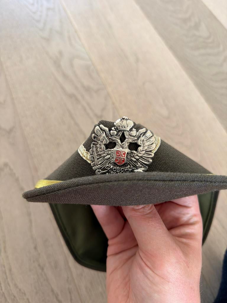 Russische Politie Muts - Vintage Militaire Hoofddeksel, Ophalen of Verzenden, Overige soorten, Overige gebieden, Kleding of Schoenen