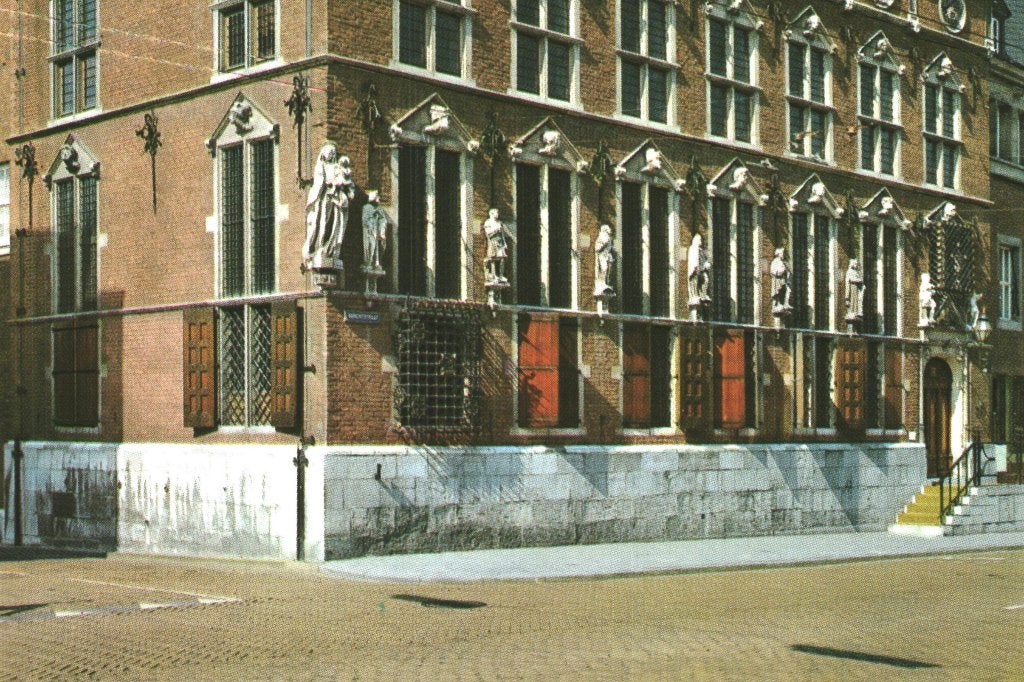 988354 Nijmegen Stadhuis Nette oude kaart Onbeschreven, Ophalen of Verzenden, 1960 tot 1980, Gelderland