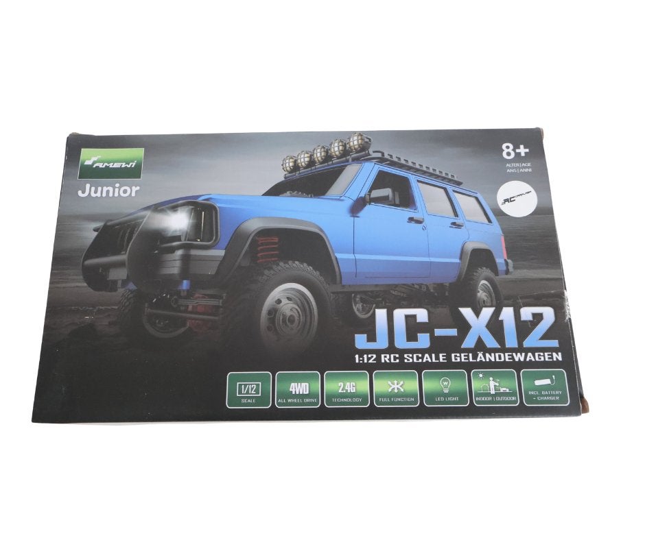 Amewi JC-X12 Scale Off-Road Truck 1/12 RTR Silver 22634, Verzenden, Nieuw, Overige schalen, Auto offroad