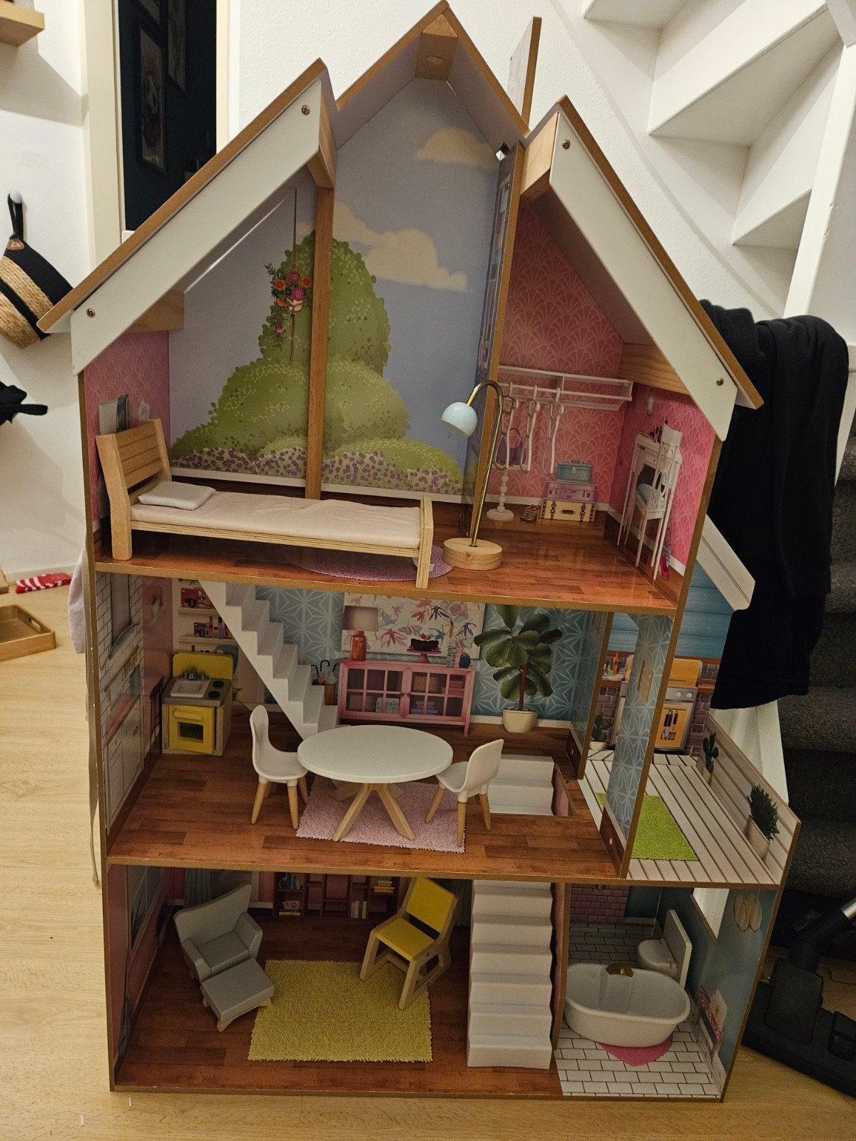 KidKraft Juliette Houten Poppenhuis - 127 cm