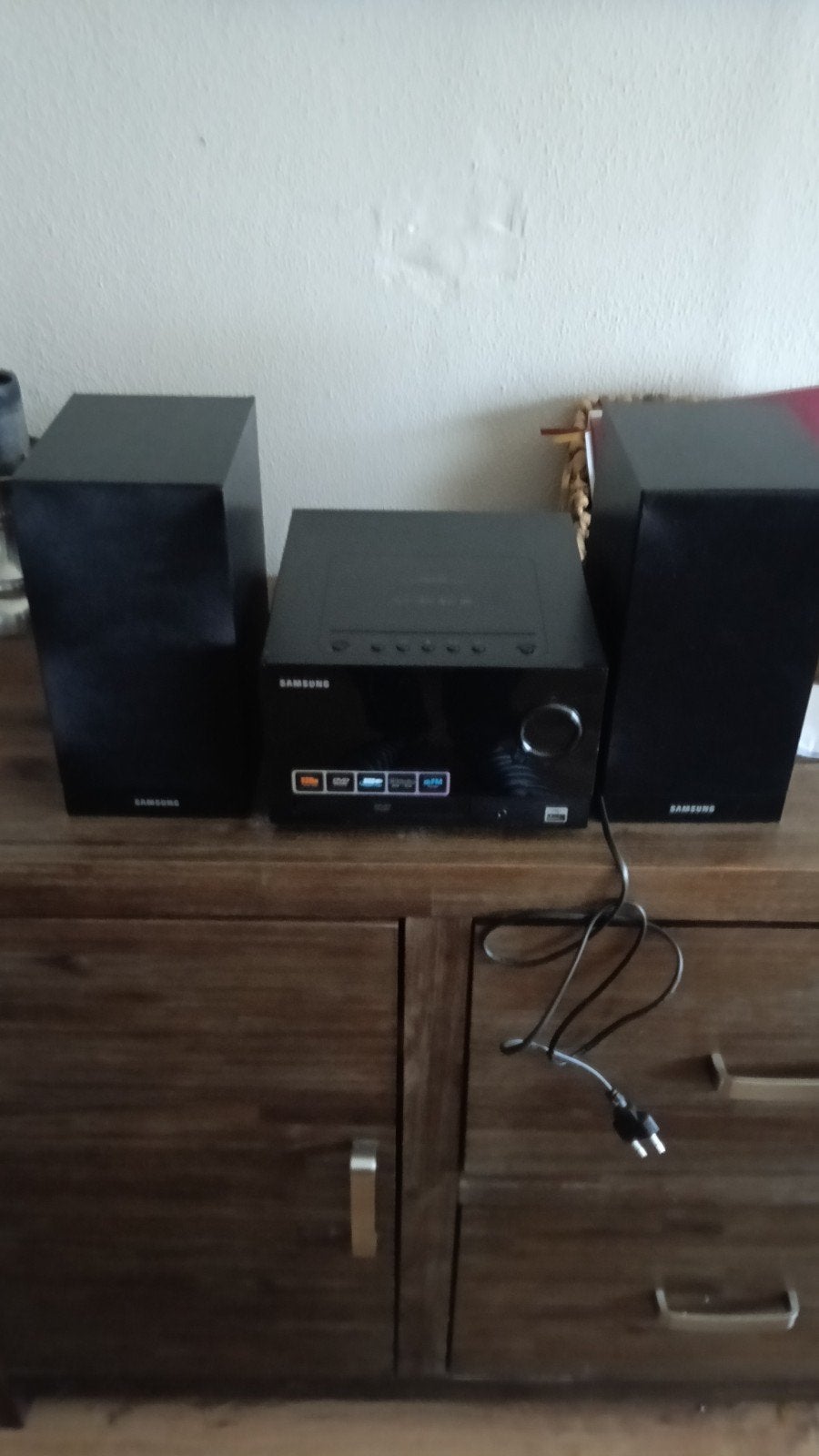 Samsung Mini Hifi Set met USB, CD en Radio, Audio, Tv en Foto, Gebruikt, Microset, Tuner of Radio, Ophalen