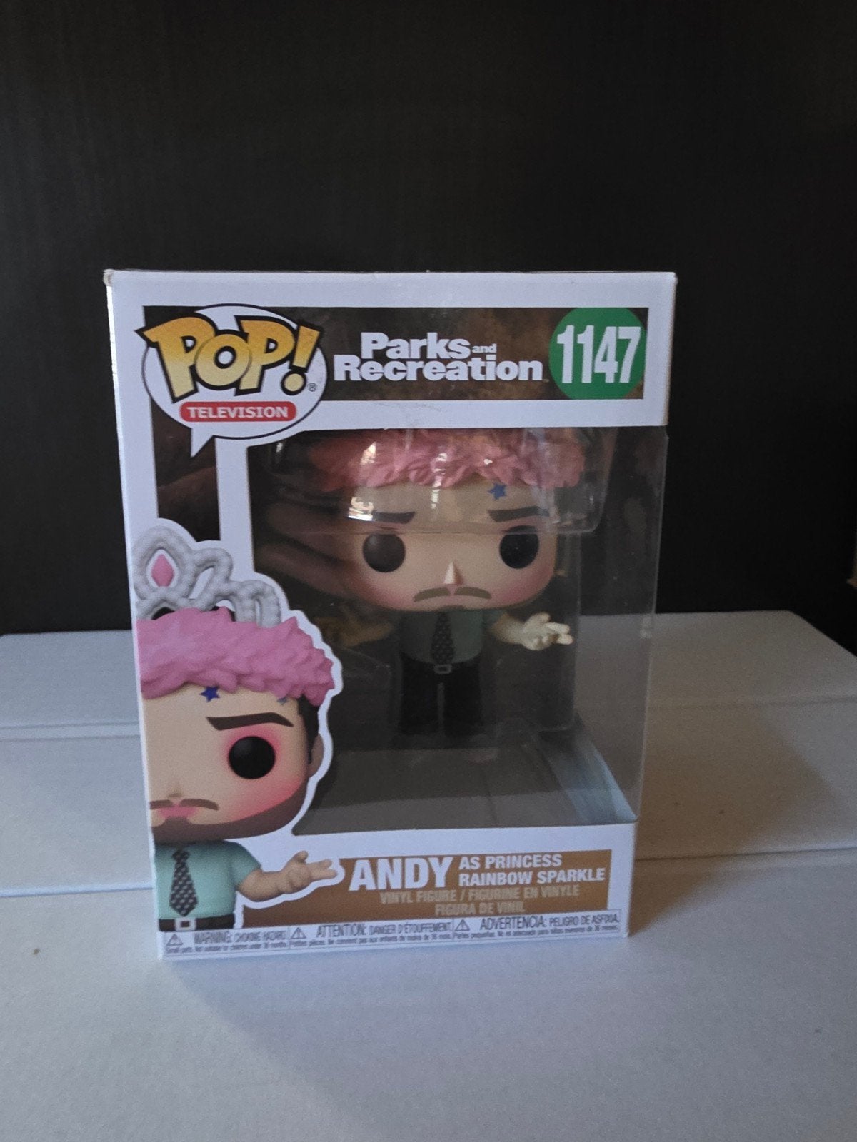 Funko Pop! Parks and Recreation Andy als Princess Sparkle, Ophalen of Verzenden, Nieuw