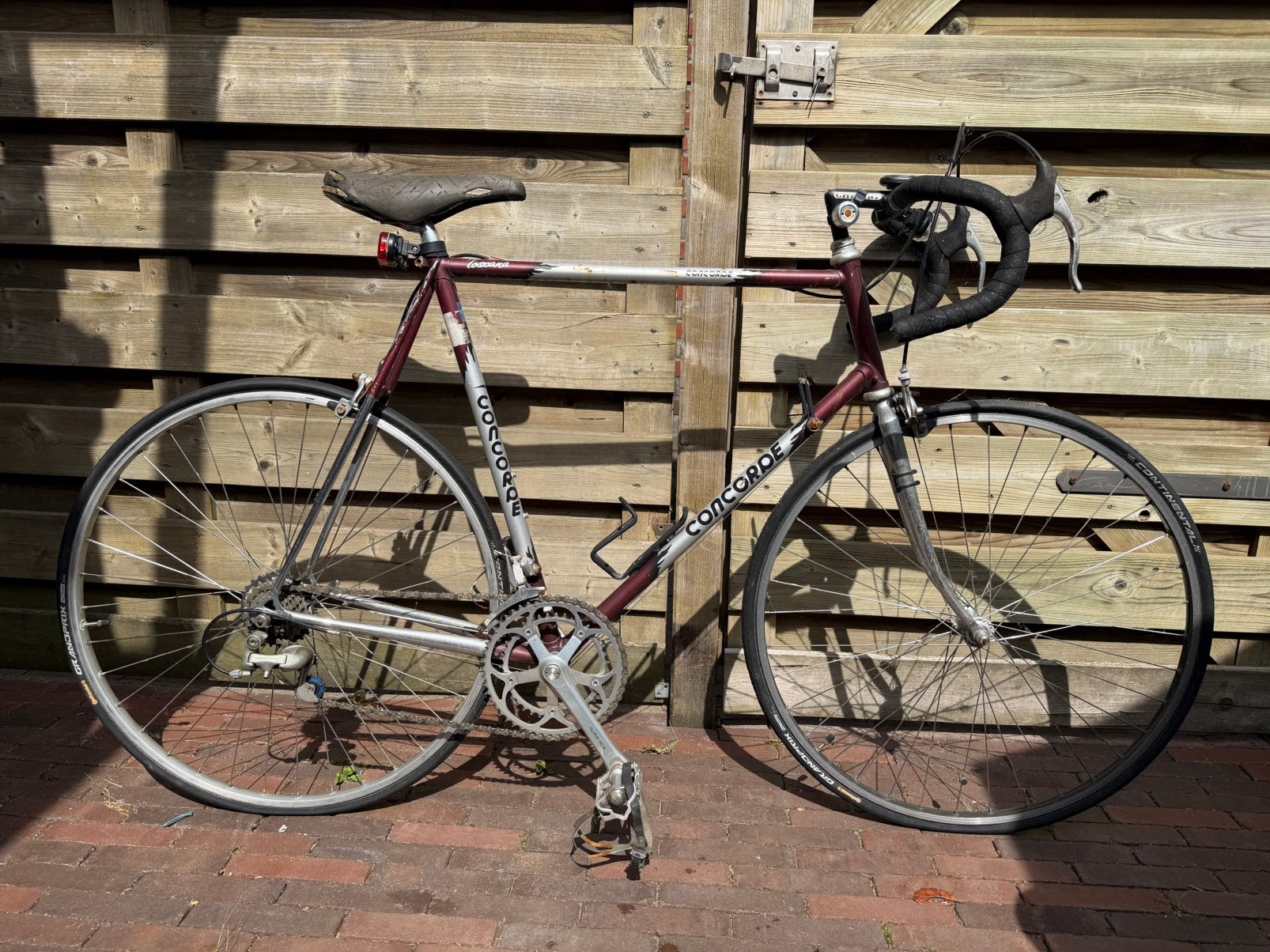 Klassieke Concorde Toscana racefiets - Shimano 105, Fietsen en Brommers, Fietsen | Racefietsen, 28 inch, Gebruikt, 53 tot 57 cm