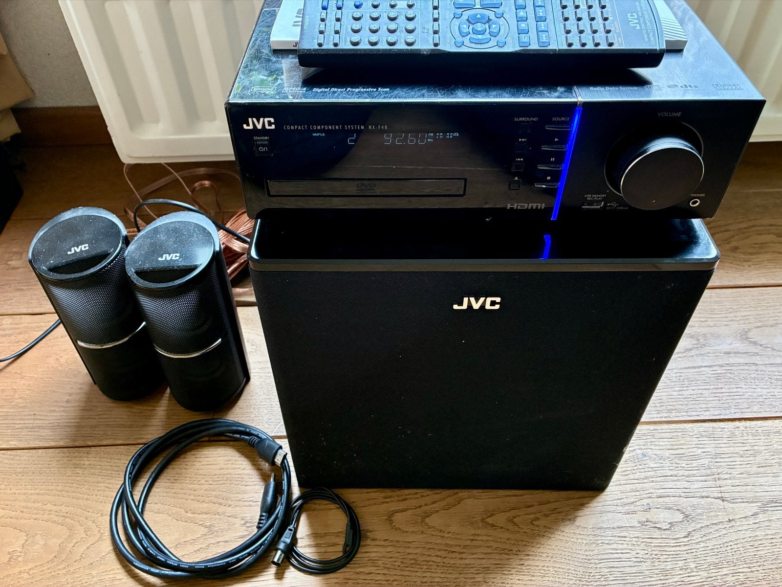 JVC 2.1 Systeem met DVD, Ophalen, Gebruikt, JVC, 2.1-systeem