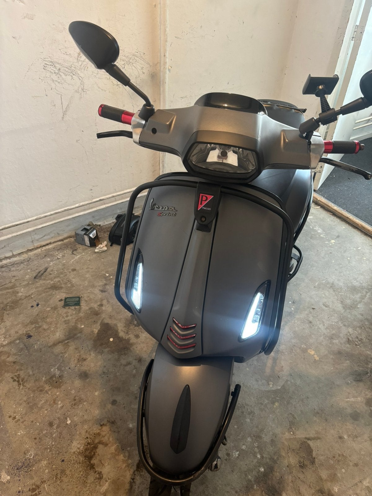 Vespa Sprint mat grijs 2016, Ophalen, Gebruikt, Overige modellen, Maximaal 45 km/u