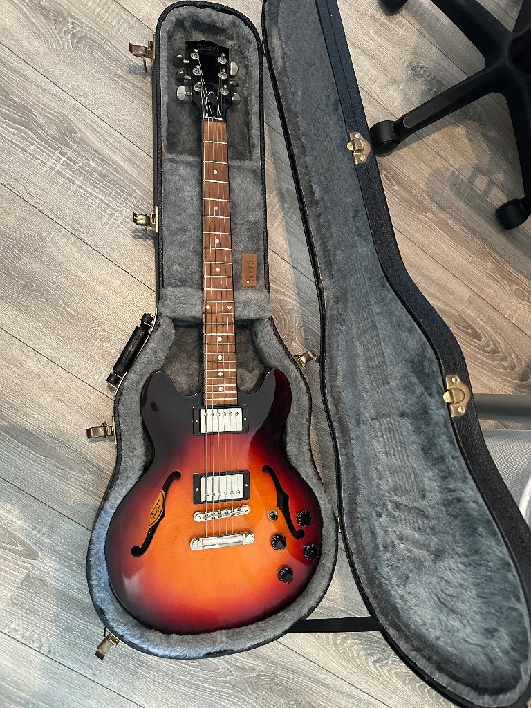 Gibson ES-339 Sunburst (2016/2017), USA Memphis, ori. koffer, Muziek en Instrumenten, Ophalen, Gebruikt, Semi-solid body, Gibson