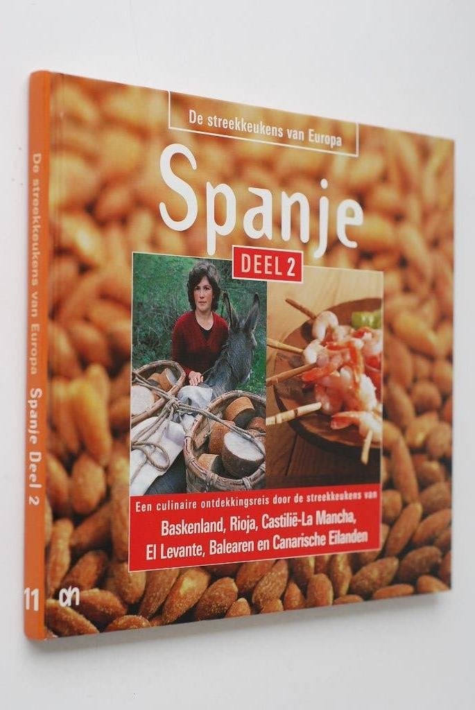 Kookboek Streekkeukens van Europa - Spanje 2002 Albert Heijn, Boeken, Verzenden, Tapas, Hapjes en Dim Sum, Zo goed als nieuw, Albert Heijn