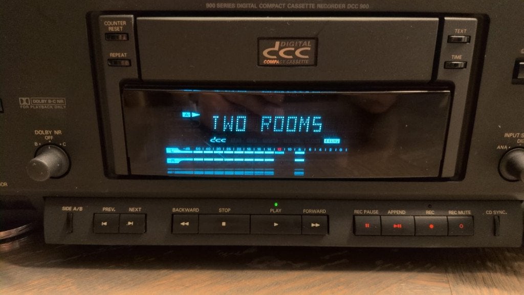 Philips DCC 900 gereviseerd met afstandsbediening, Audio, Tv en Foto, Ophalen of Verzenden, Enkel, Philips, Tiptoetsen