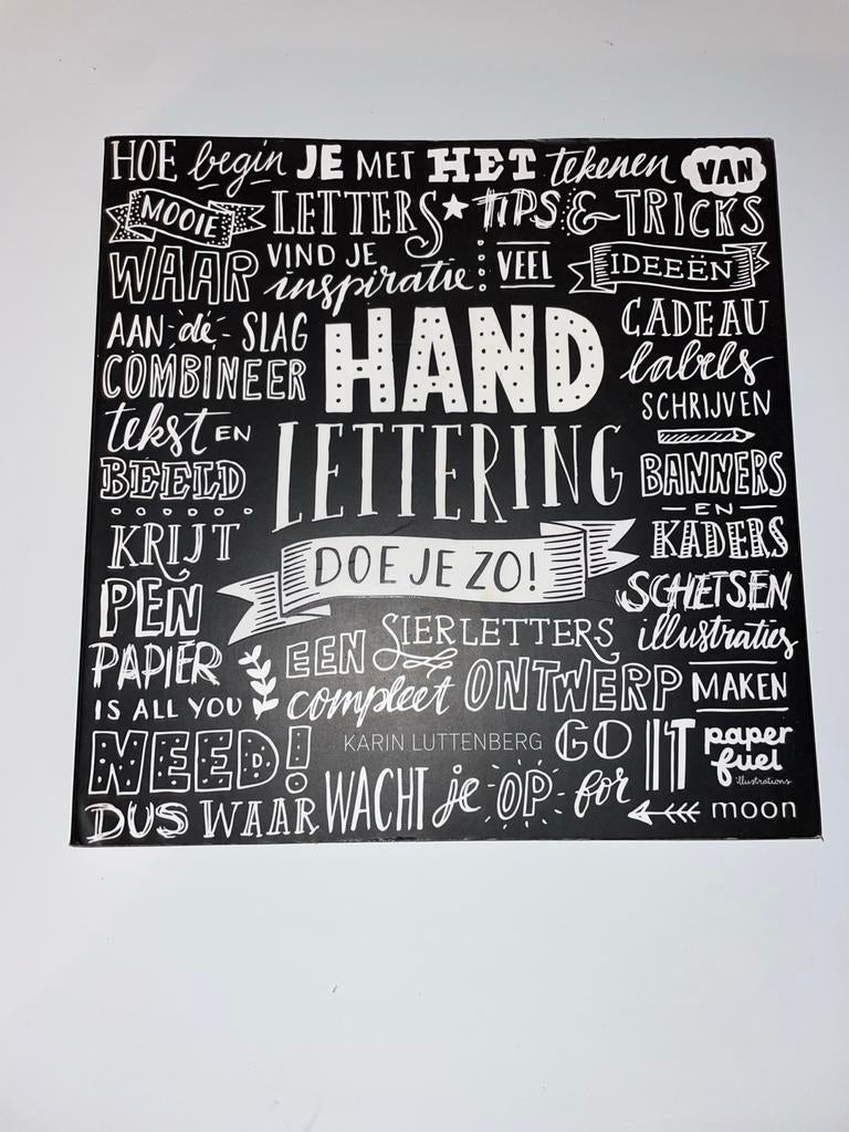 Karin Luttenberg - Handlettering doe je zo!, Ophalen of Verzenden, Zo goed als nieuw