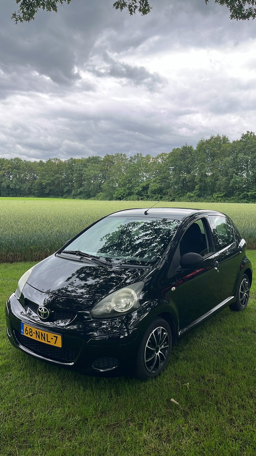 Toyota Aygo 1.0 12V Vvt-i 5DRS 2010 Zwart, Auto's, Toyota, Particulier, Aygo, Radio, Benzine, A, Hatchback, Handgeschakeld, Origineel Nederlands