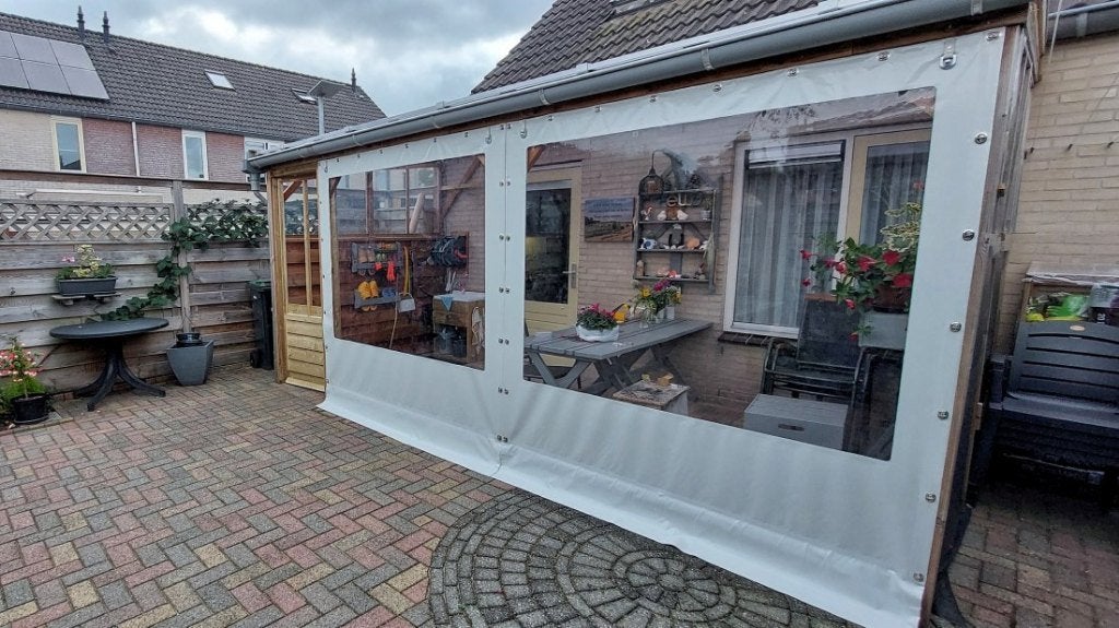 Zoek jij een verandadoek / zeil op maat voor je overkapping?, Verzenden, Nieuw, 15 m² of meer, Zeil