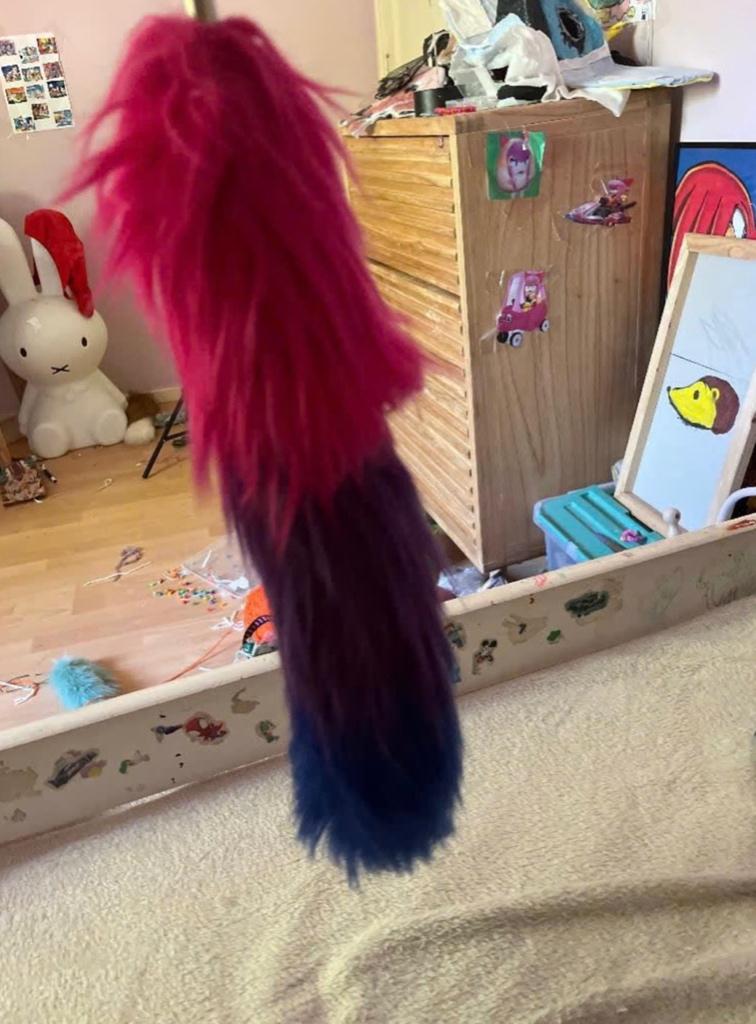 Bisexual “therian” tail!, Verzenden, Zo goed als nieuw, Accessoires