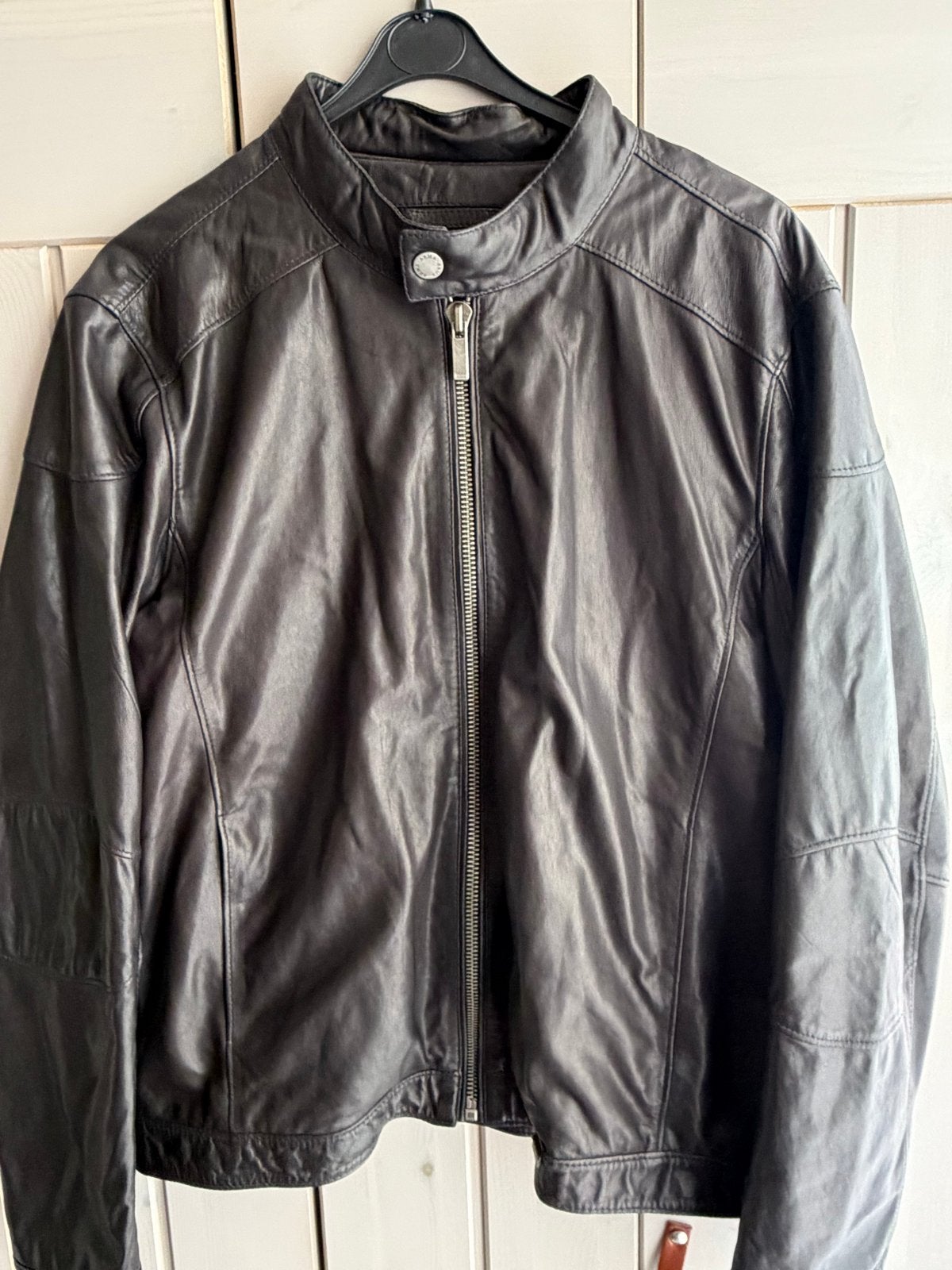 ARMA Leren Jas Heren - Maat 50 (M), Ophalen of Verzenden, Zo goed als nieuw, Maat 48/50 (M), Zwart