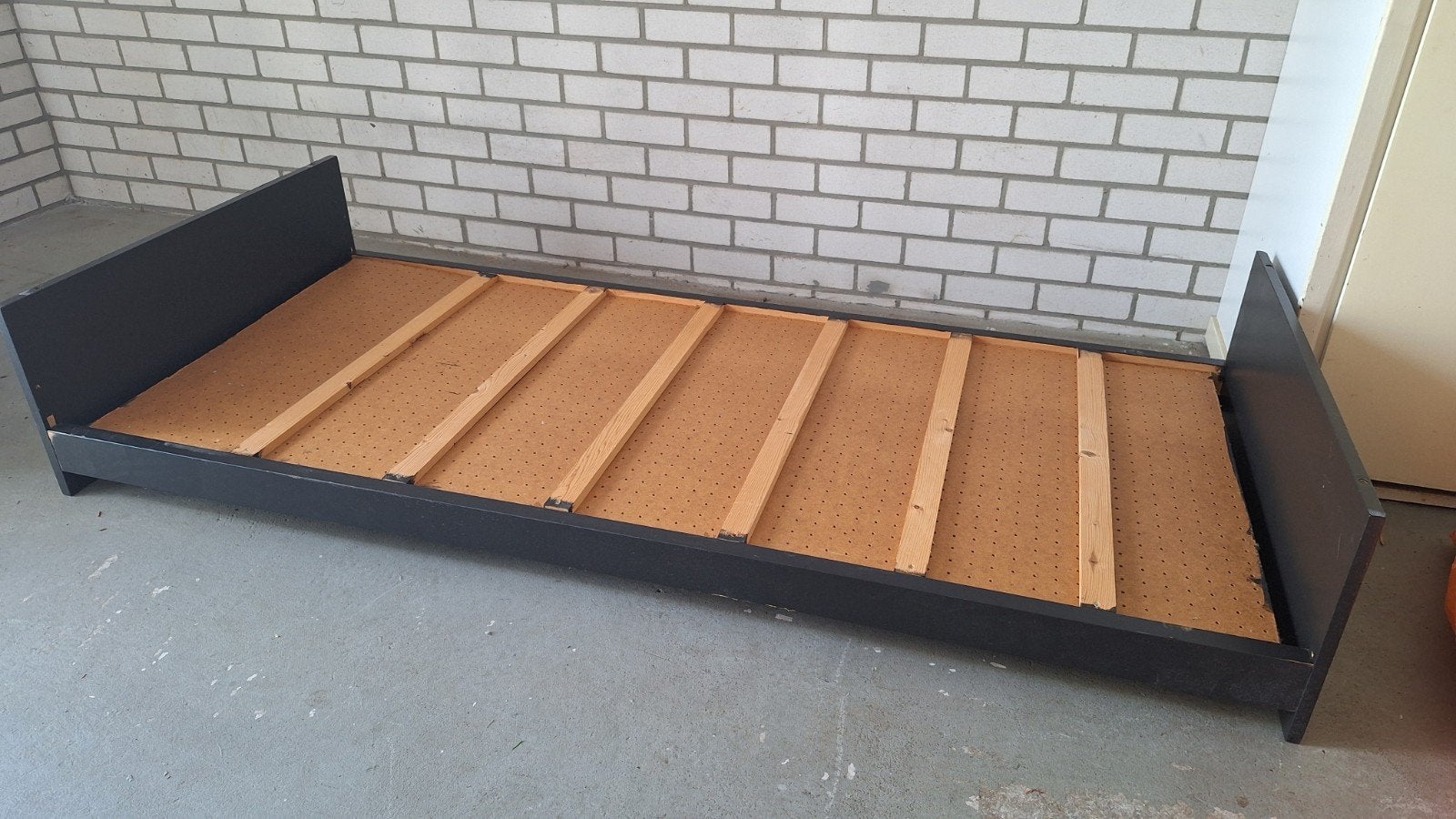 1 persoonsbed, Huis en Inrichting, Slaapkamer | Bedden, Ophalen, Gebruikt, 90 cm, Eenpersoons