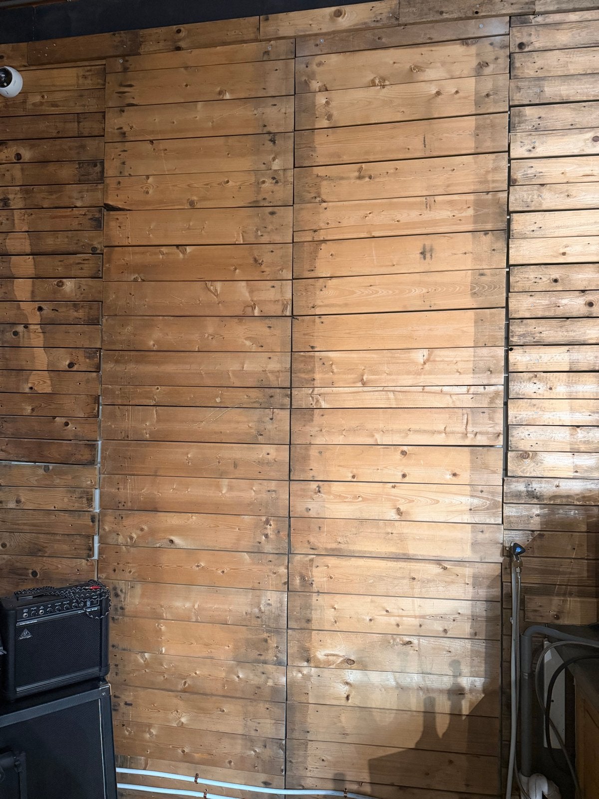 Oude houten panelen - circa 18m2, Ophalen, Gebruikt, Minder dan 25 mm, Plank