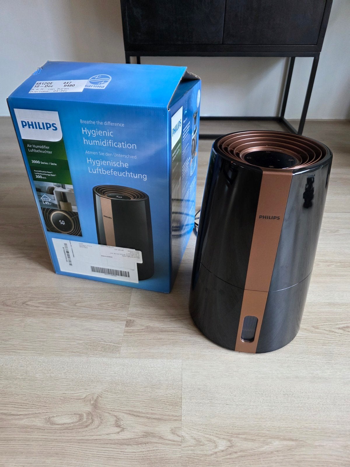 Philips Air Humidifier (luchtbevochtiger), Verzenden, Zo goed als nieuw, Luchtbevochtiger