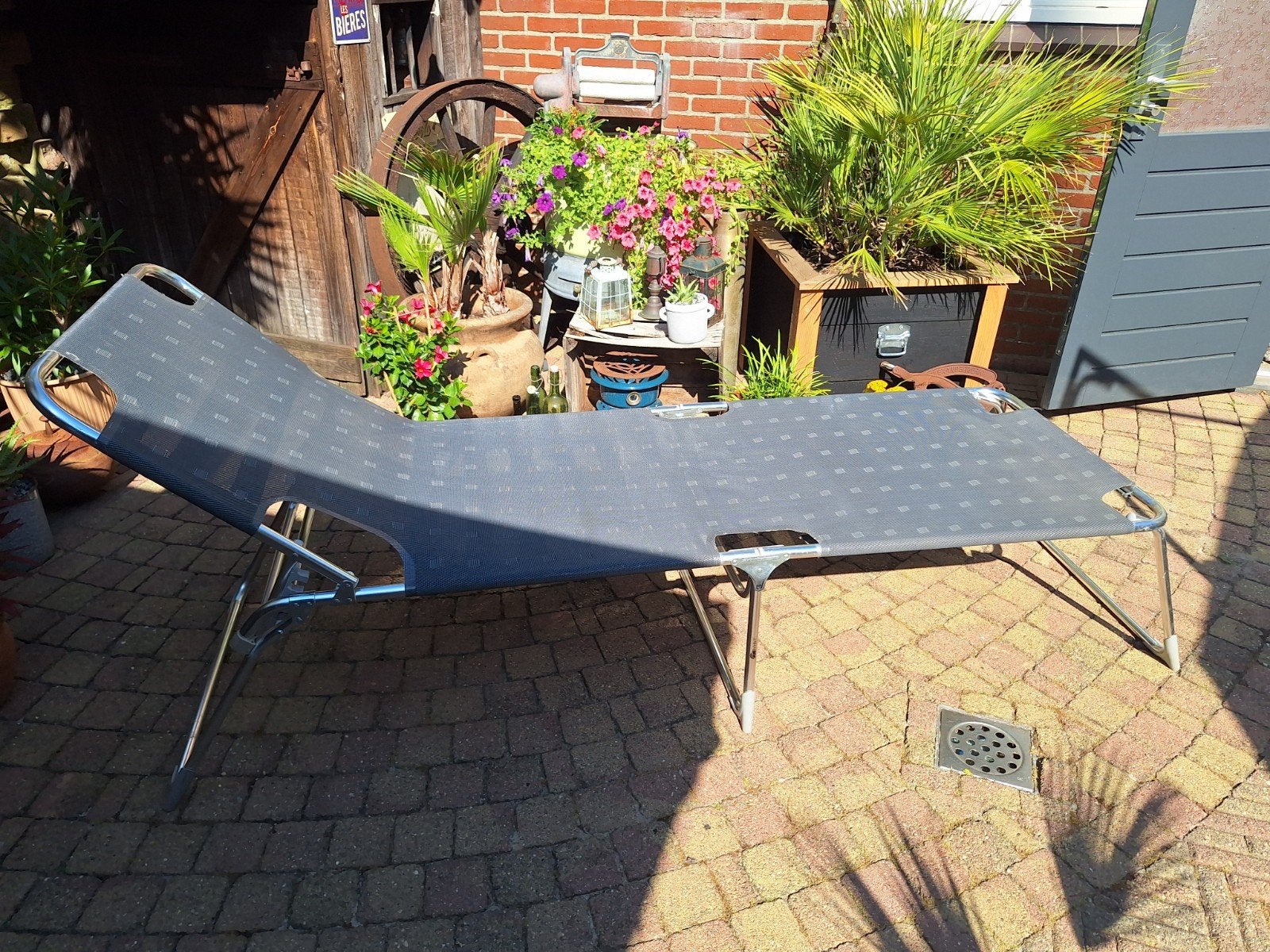 hoge stretcher Dukdalf als nieuw!! hoge XL versie, Ophalen, Zo goed als nieuw, Campingstoel
