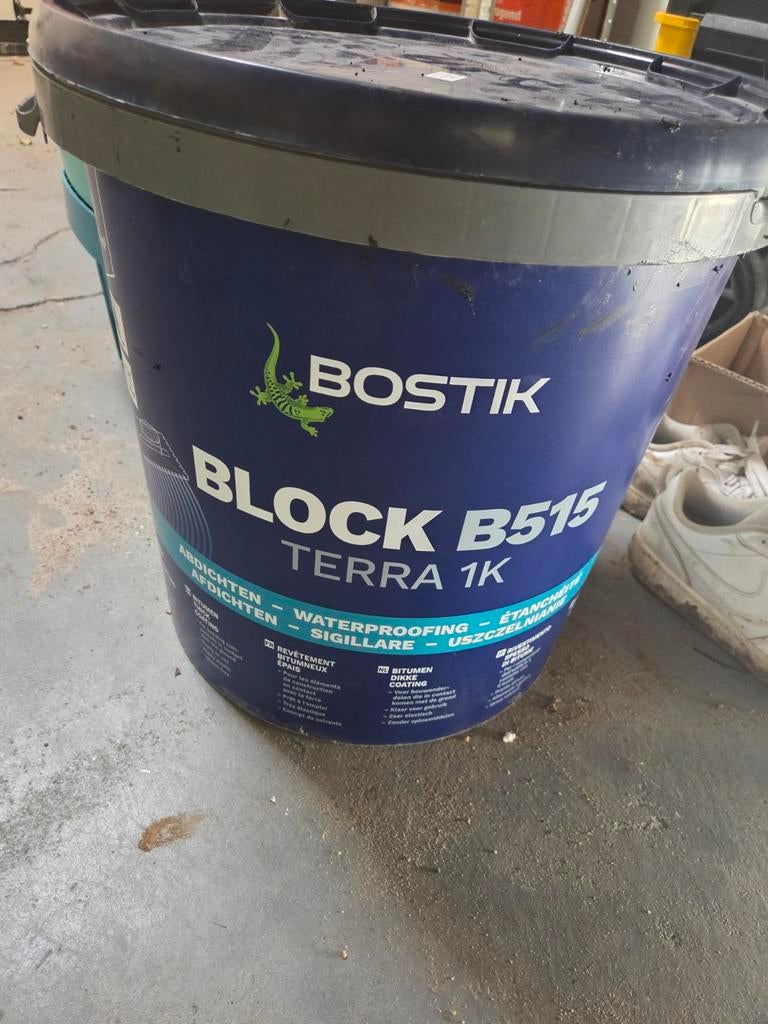 Bostik Bitumen B515 Terra 1K - Waterproofing, Ophalen, Wit