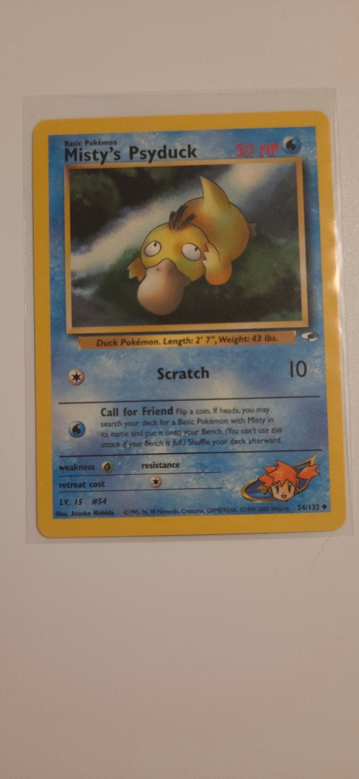 Misty's Psyduck 54/132, Ophalen, Zo goed als nieuw