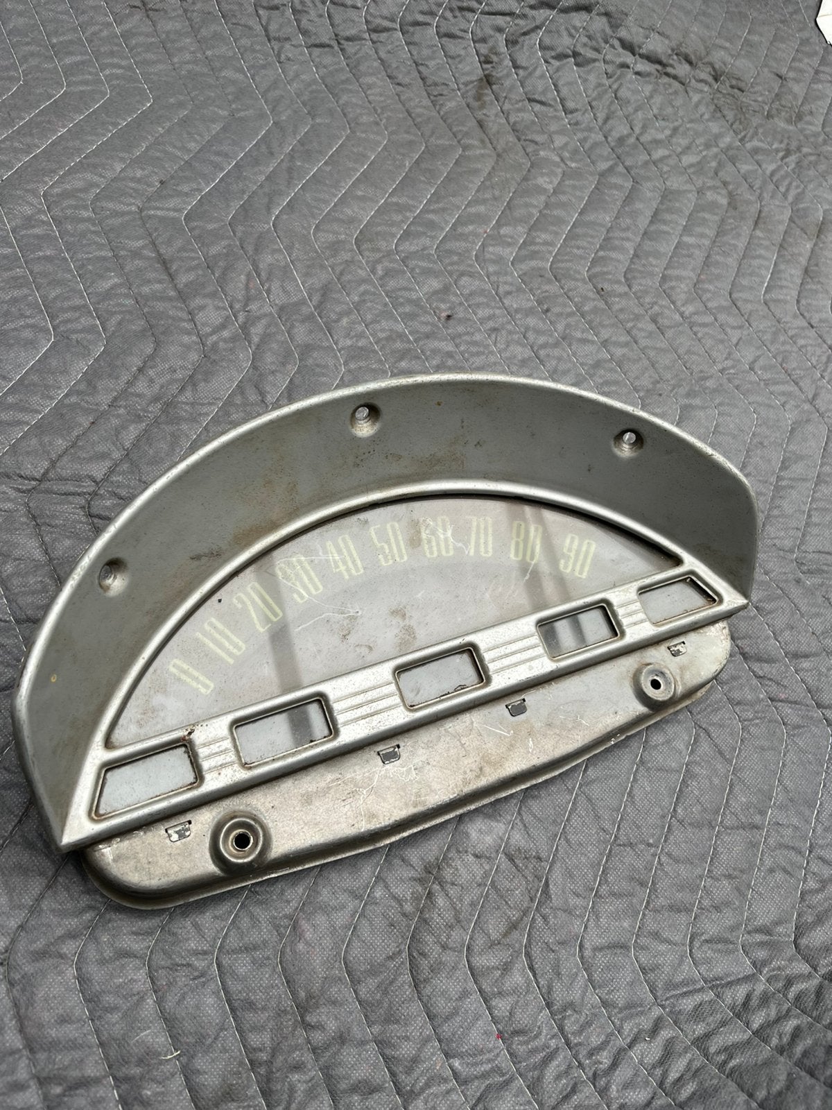 1956 ford f100 teller bezel, instrument cluster, Origineel., Auto-onderdelen, Ophalen, Gebruikt, Ford