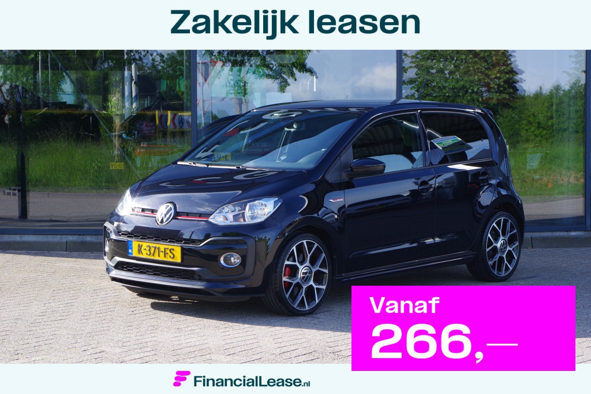 Volkswagen up! 1.0 TSI 116 PK GTI, Stoelverwarming, Camera,, Voorwielaandrijving, 116 pk, Zwart, Origineel Nederlands