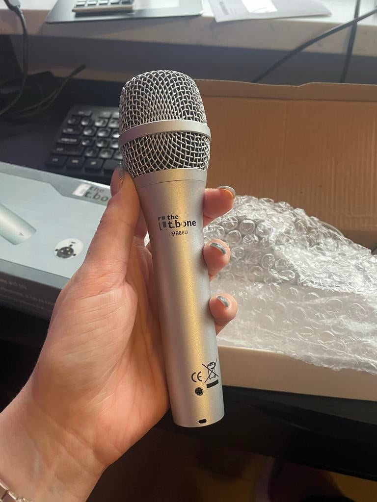 T.bone MB88U Microfoon - Nieuw in doos, Muziek en Instrumenten, Microfoons, Ophalen of Verzenden, Nieuw, Zangmicrofoon