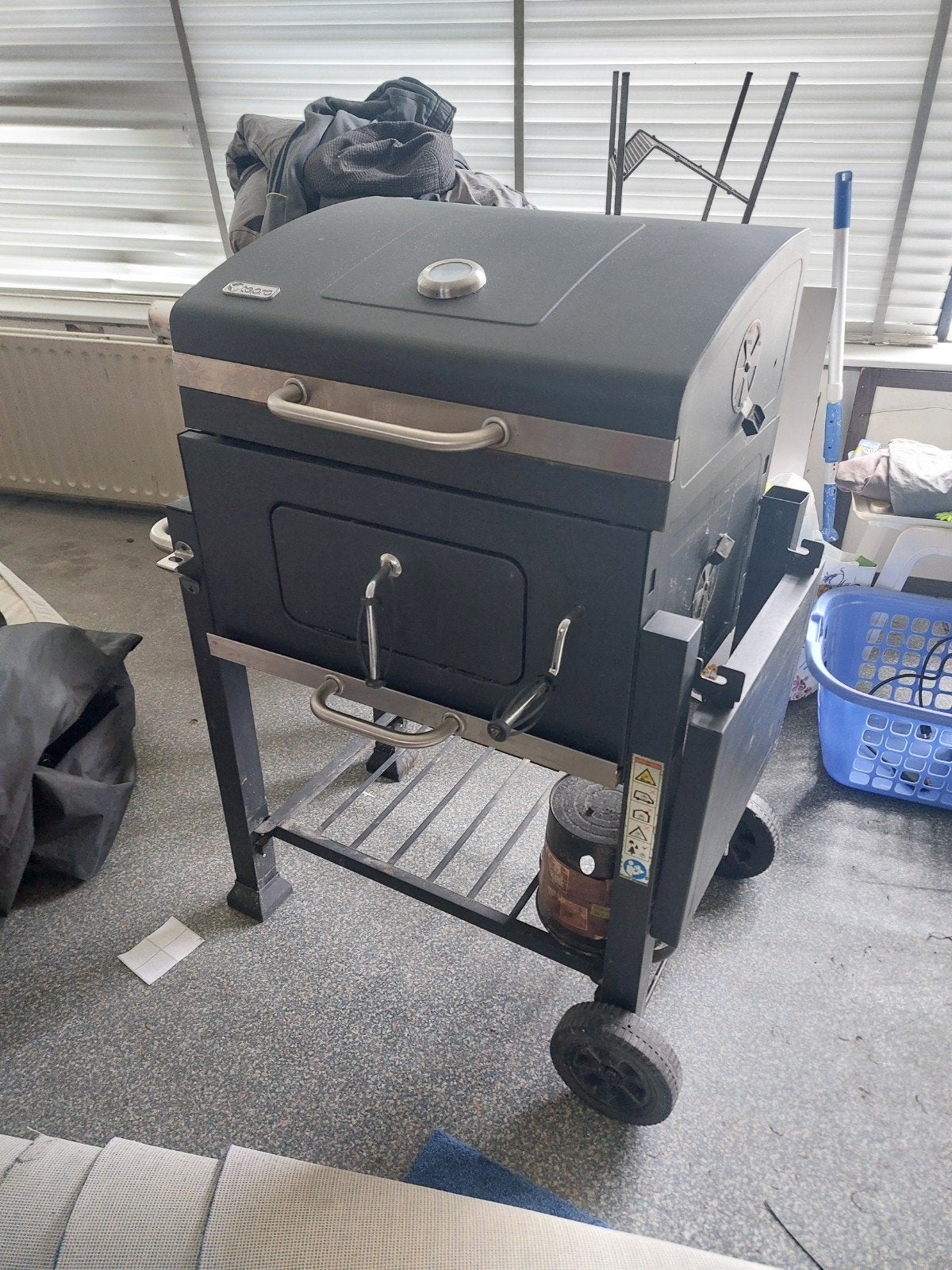 Tepro Houtskoolbarbecue met wielen -, Ophalen, Gebruikt, Tepro