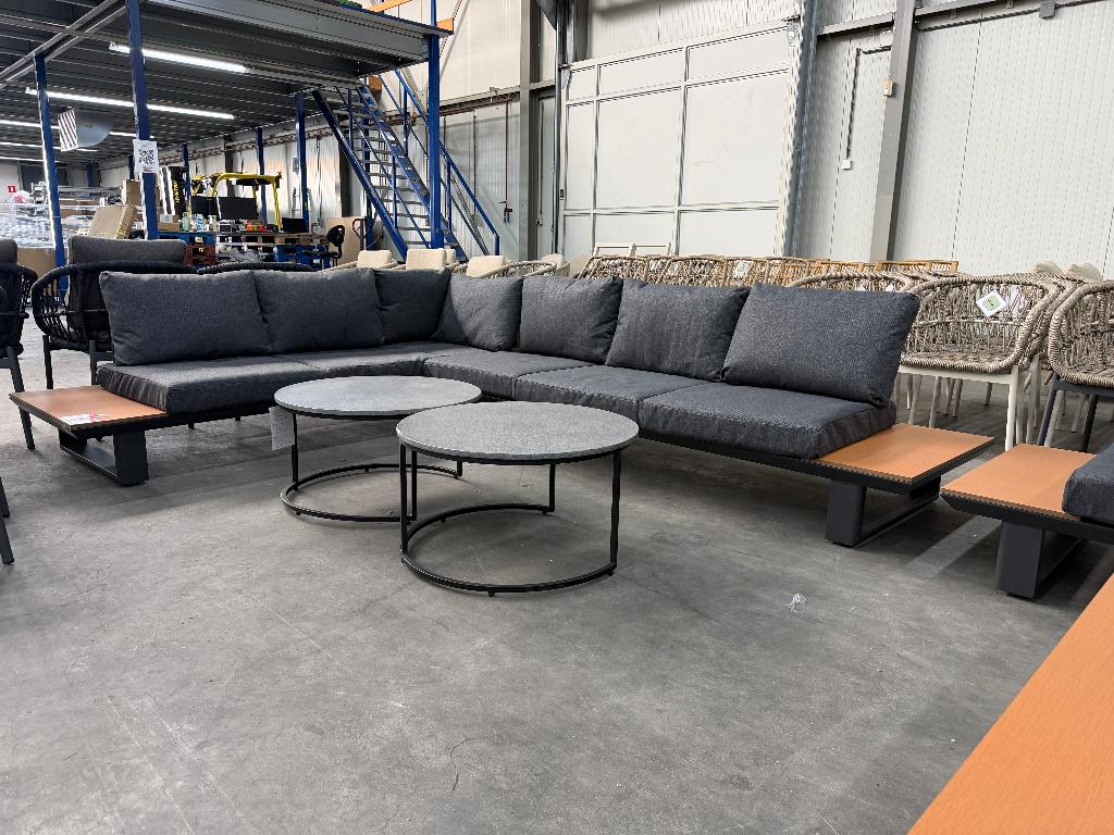 Nevada hoek loungeset | aluminium, Ophalen, Gebruikt, Aston Martinlaan 36, 6 zitplaatsen