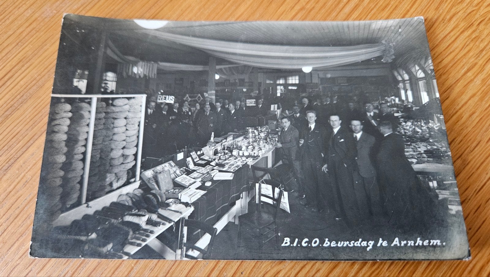Oude ansichtkaart B.I.C.O. beursdag te Arnhem, Verzenden, Voor 1920, Gelopen, Gelderland