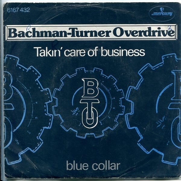 B.T.O - Takin'Care of Business (Single), Gebruikt, 7 inch, Pop, Fotohoes