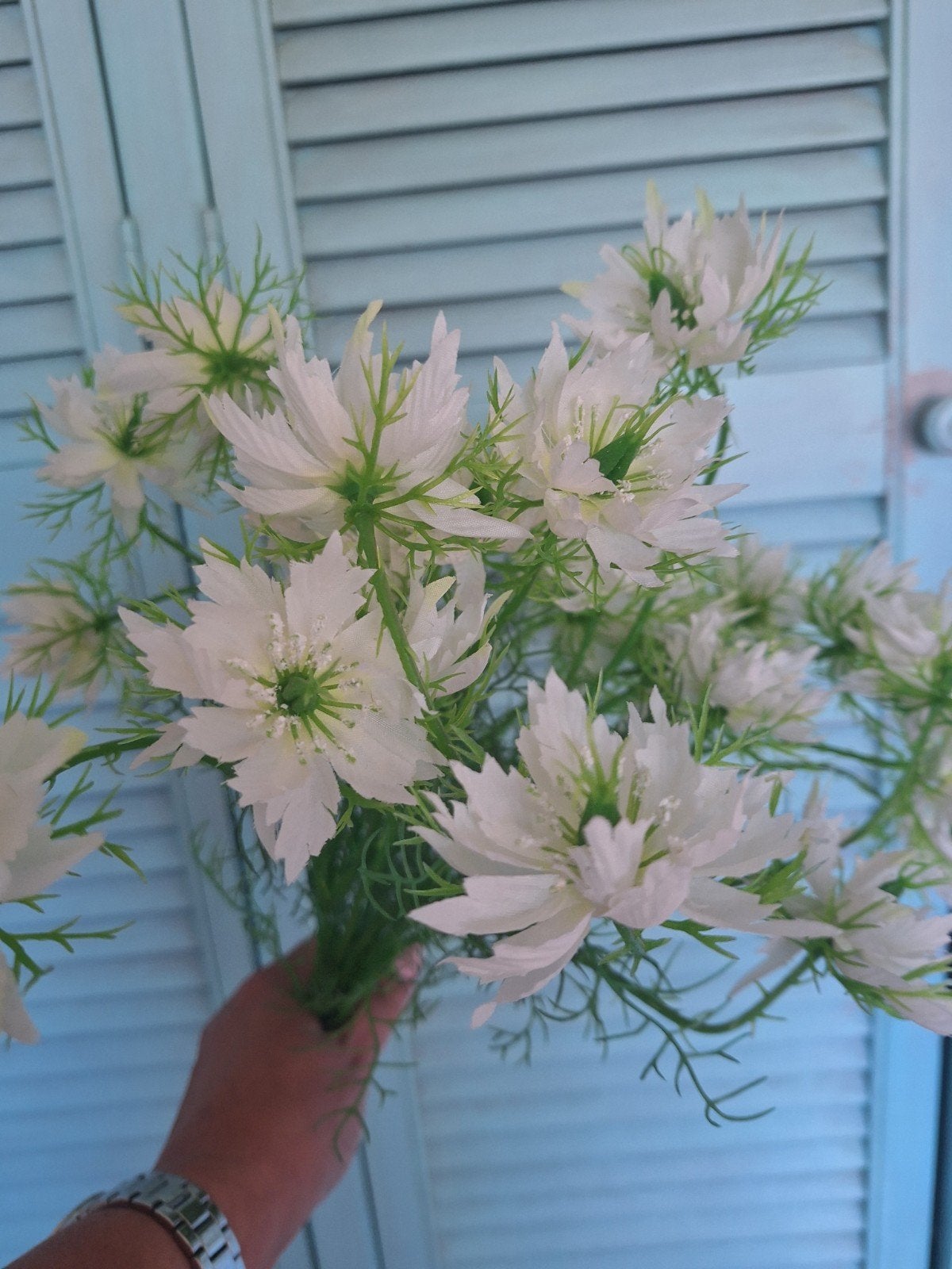 Kunsttakken Nigella - Juffertje in 't Groen 6x, Binnen, Ophalen of Verzenden, Kunststof, Kunsttak