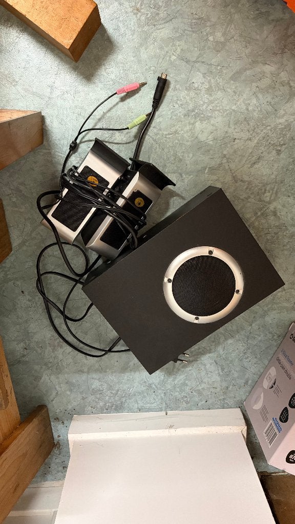Logitech S200 2.1 speakerset met subwoofer – zwart, Ophalen, Gebruikt, Audiokanaal 2.1