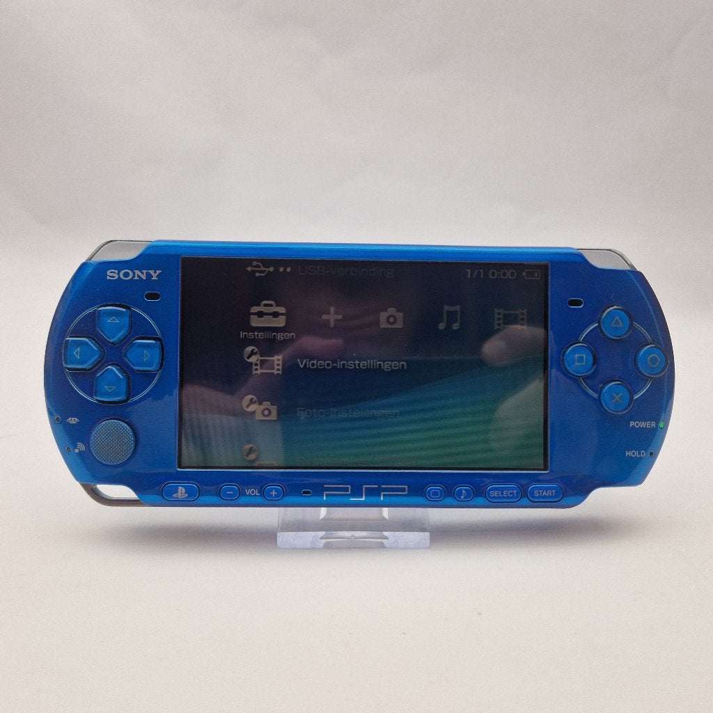 PSP psp 3004 + Oplader || Nu voor maar € 179.99, Ophalen of Verzenden, Gebruikt, Blauw, PSP