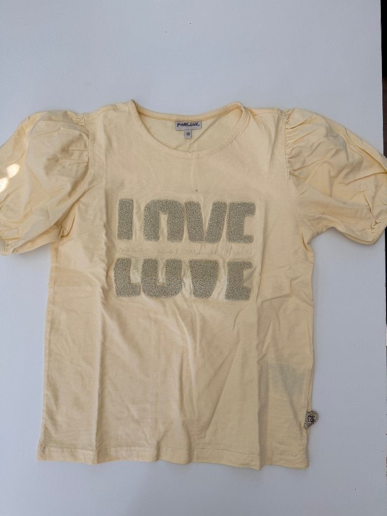PompdeLux meisjes T-shirt km maat 146-152, Meisje, Ophalen of Verzenden, Zo goed als nieuw, Shirt of Longsleeve