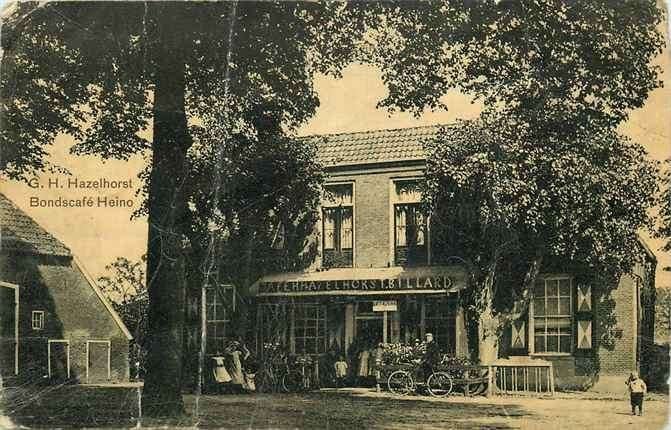 301-410-027 Bondscafe Heino, Verzenden, Voor 1920, Overijssel