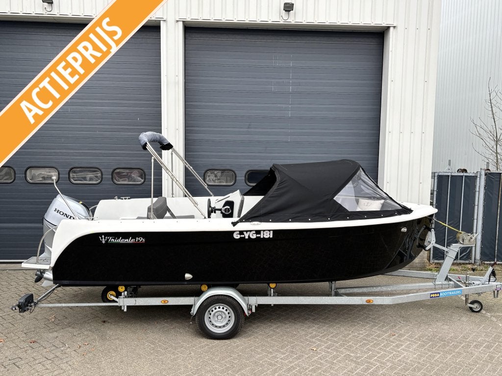 Tridente 19 S met Honda 40 pk - Aanbieding!, Watersport en Boten, Overige merken, 0 cm, 6 m, 2 m