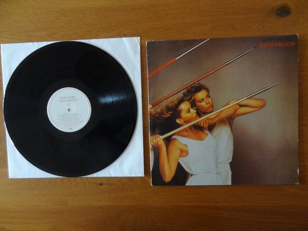LP Roxy music - Flesh + blood, Cd's en Dvd's, Vinyl | Rock, Ophalen of Verzenden, Gebruikt, 12 inch, Poprock