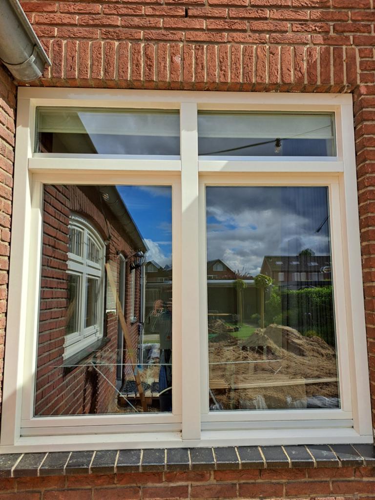 Houten raamkozijn, Doe-het-zelf en Verbouw, Kozijnen en Schuifpuien, Gebruikt, Raamkozijn, Ophalen of Verzenden, 150 tot 225 cm