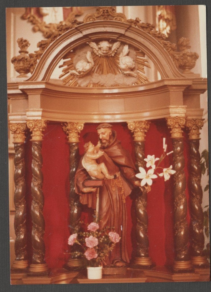 Velp/Grave Beeld H. Antonius van Padua in Kapucijnenklooster, Ophalen of Verzenden, 1980 tot heden, Ongelopen, Noord-Holland