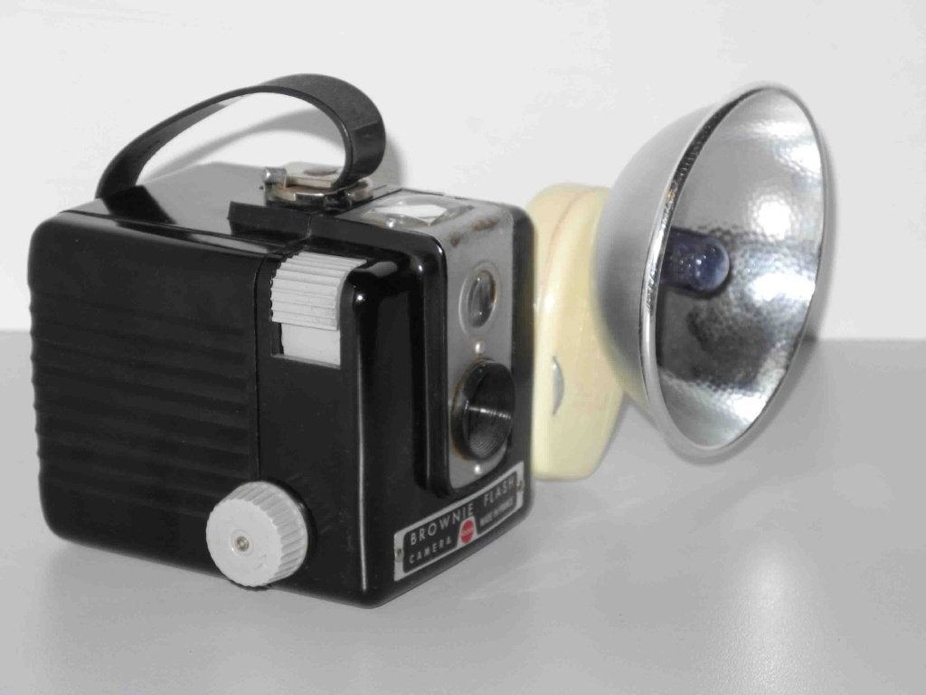 Kodak Brownie met Flash 2, Ophalen of Verzenden, Gebruikt, Compact, Kodak