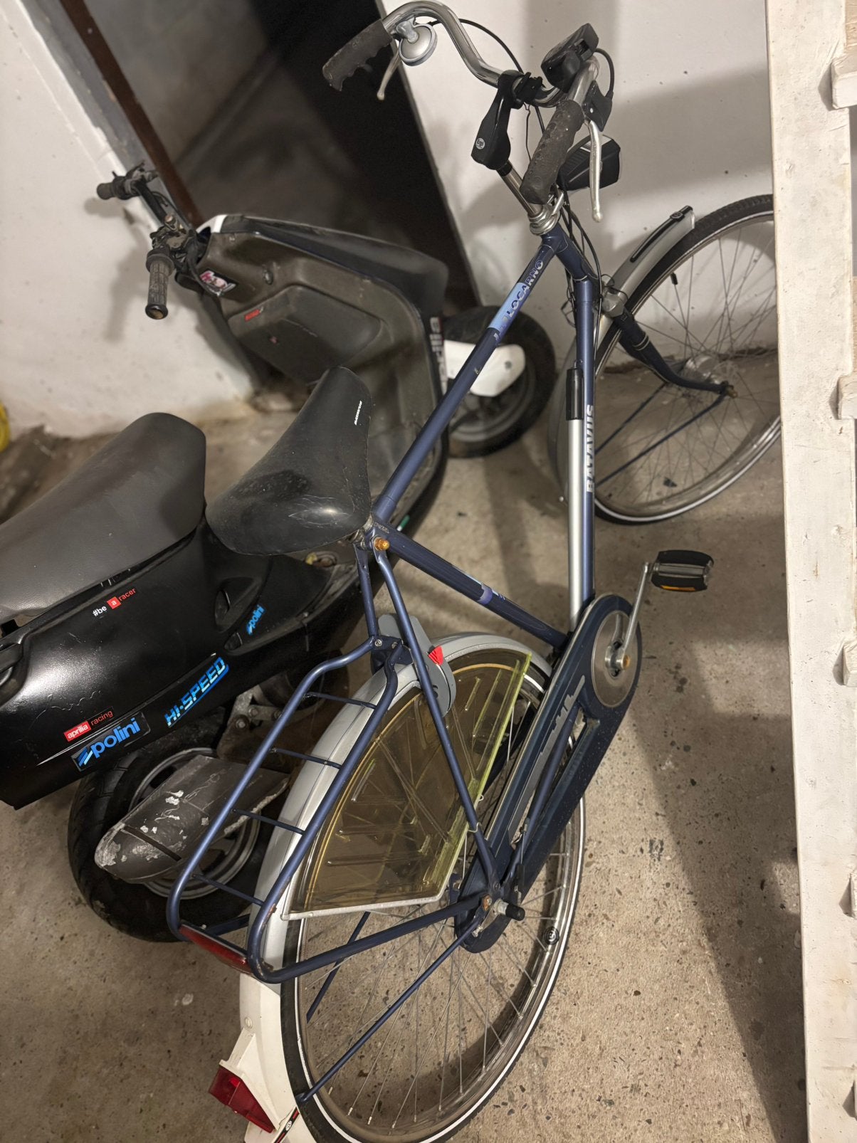 Fiets heren, Ophalen