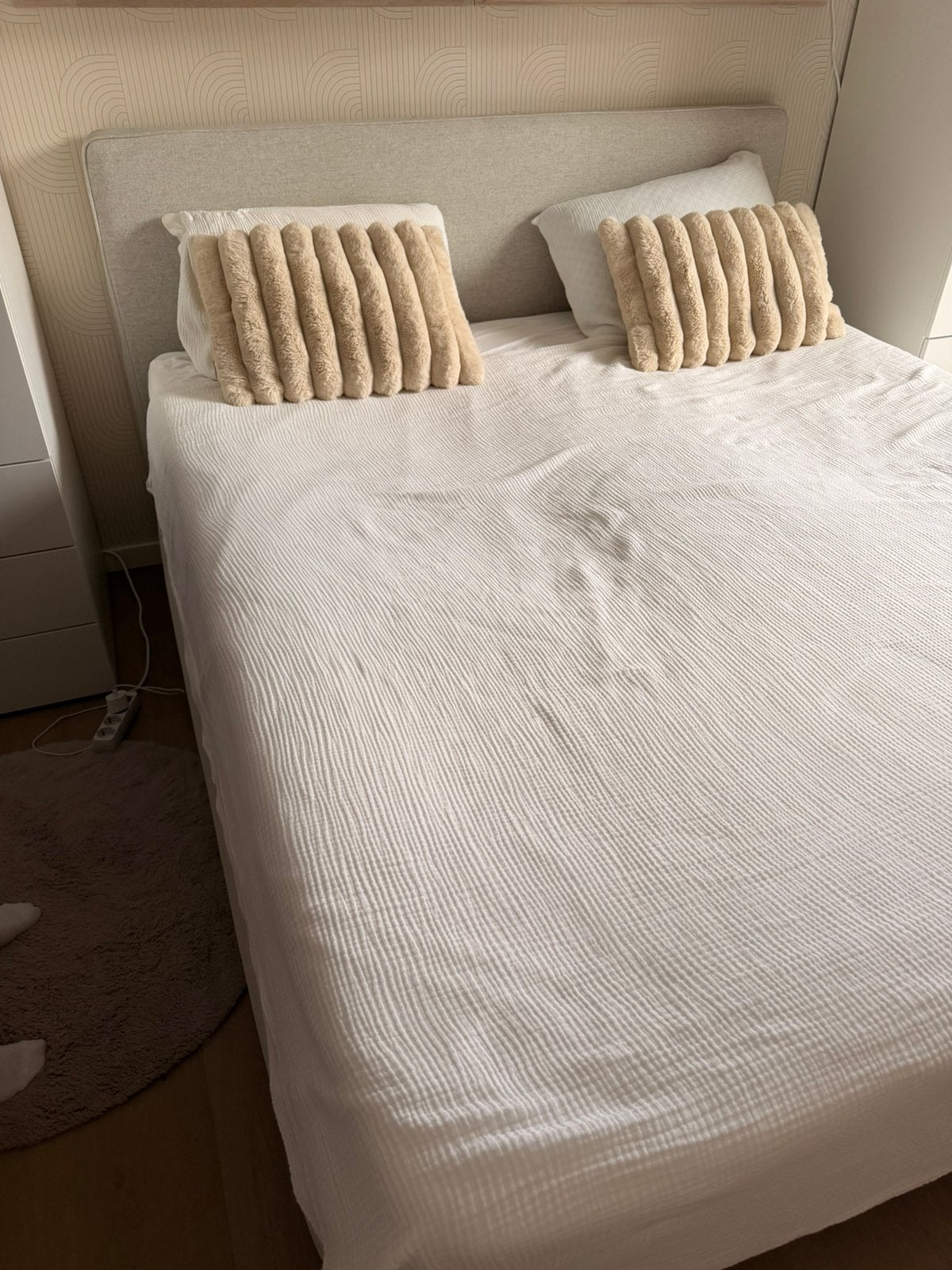 Bed Dunvik IKEA, Ophalen, Gebruikt, Tweepersoons, 180 cm
